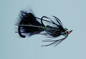 Whitlock Scorpion Fly – black – size 4 - Whitlock Fly Fishing